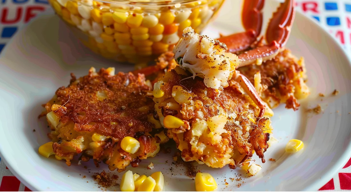 Crab and Corn Fritters