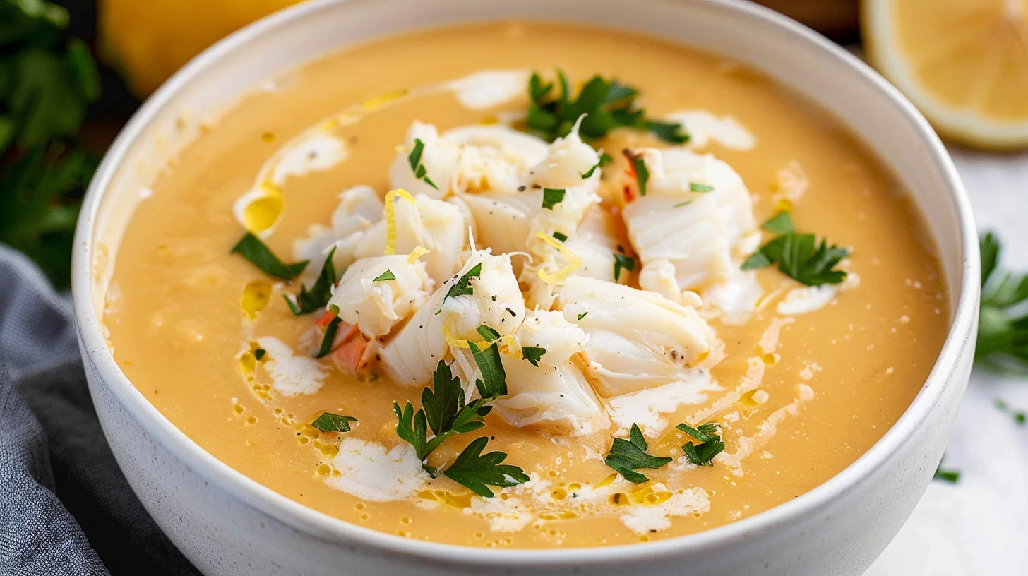 Crab Bisque With A Hint Of Lemon