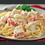 Crab Fettuccine Alfredo