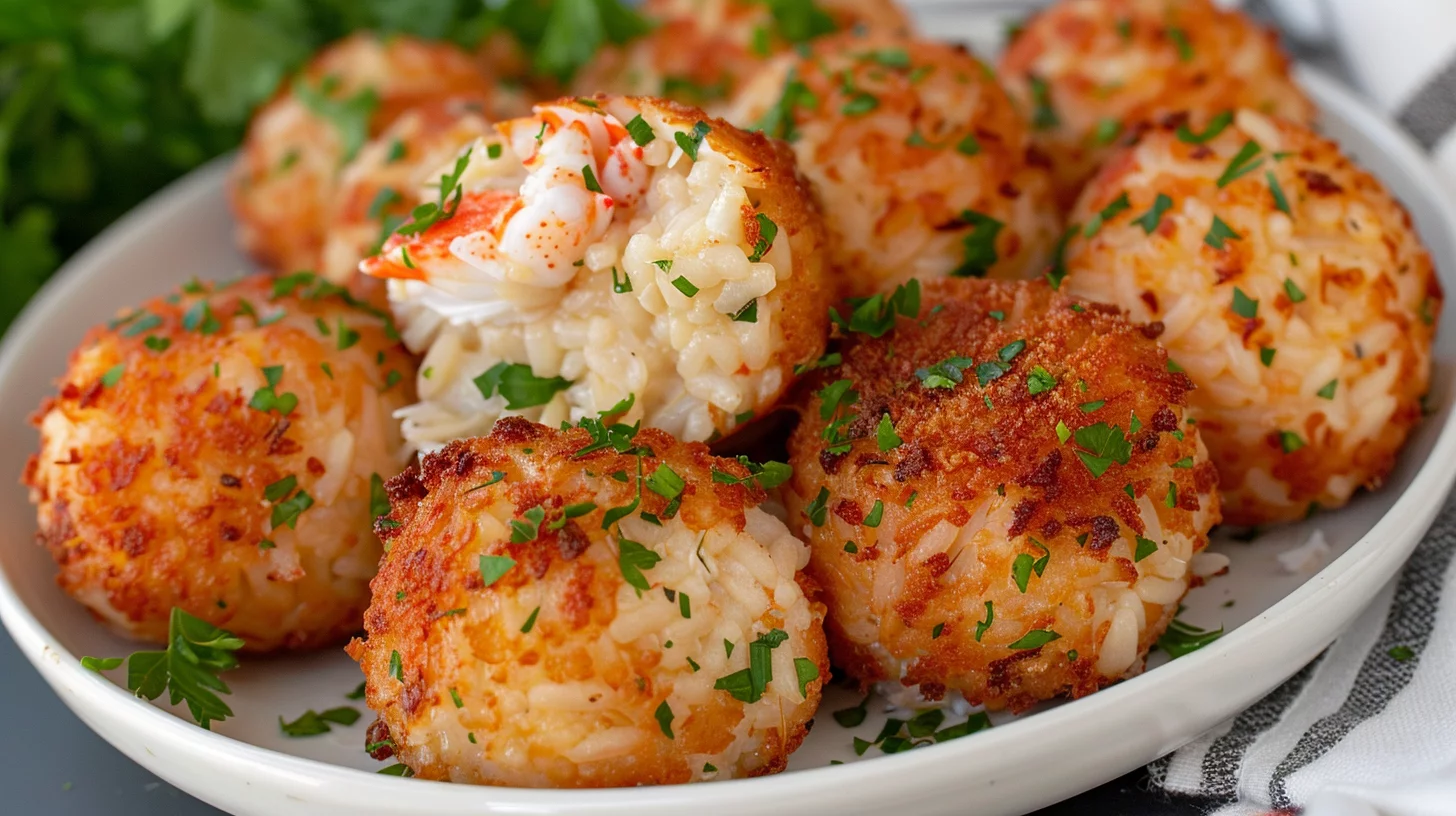 Crab Risotto Balls