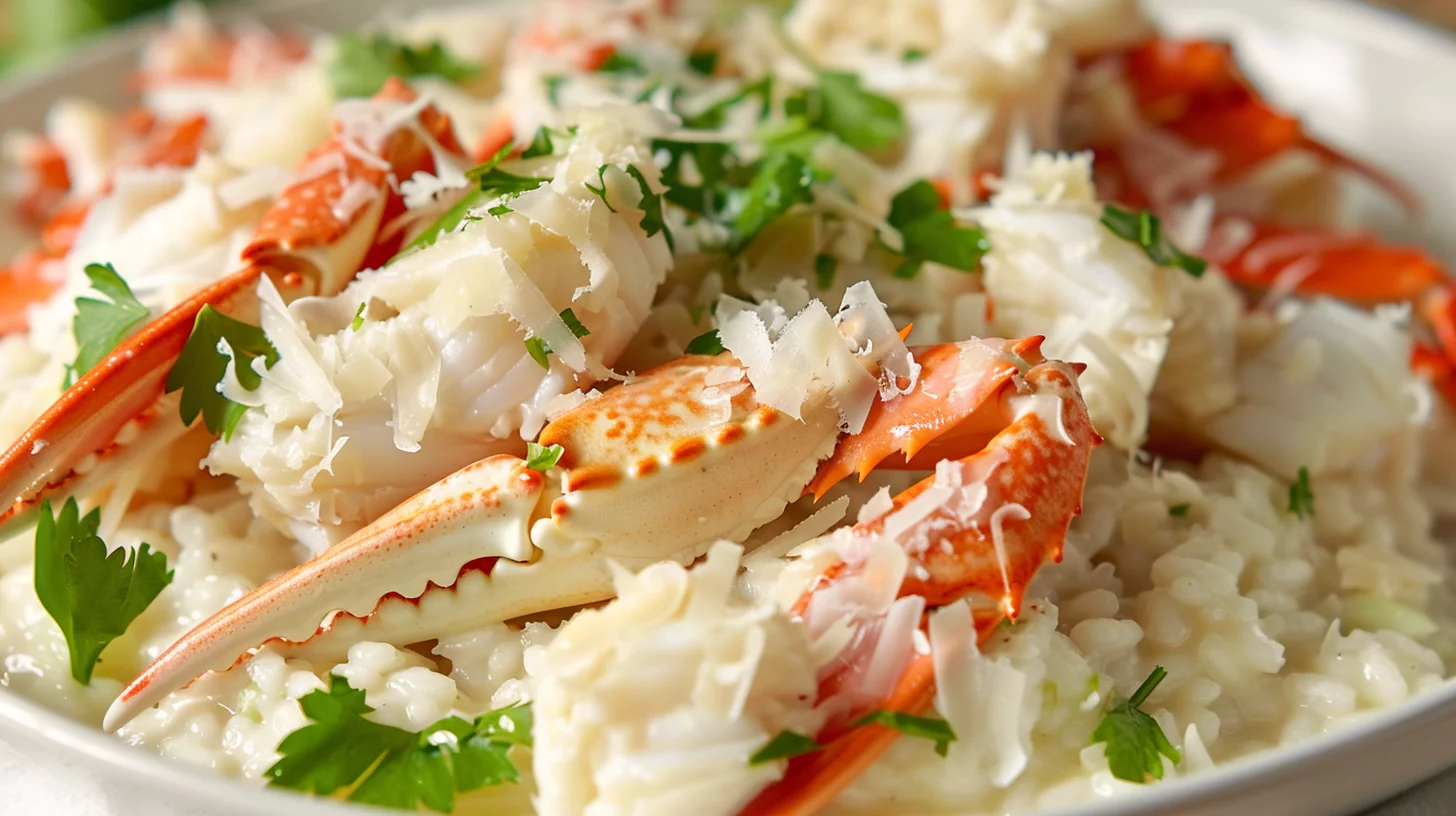 Crab Risotto With Parmesan