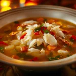 Crab Soup With Vegetables