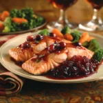Cranberry Glazed Salmon