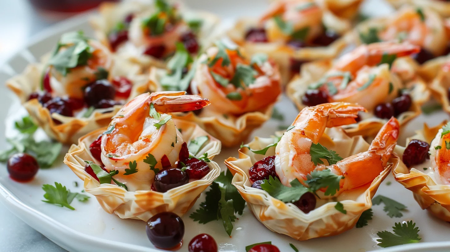 Cranberry Jalapeño Shrimp Bites