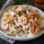 Creamy Garlic Shrimp Penne