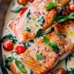 Creamy Tuscan Salmon 30 Minute Dinner