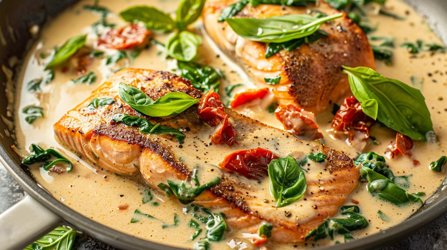 Creamy Tuscan Salmons