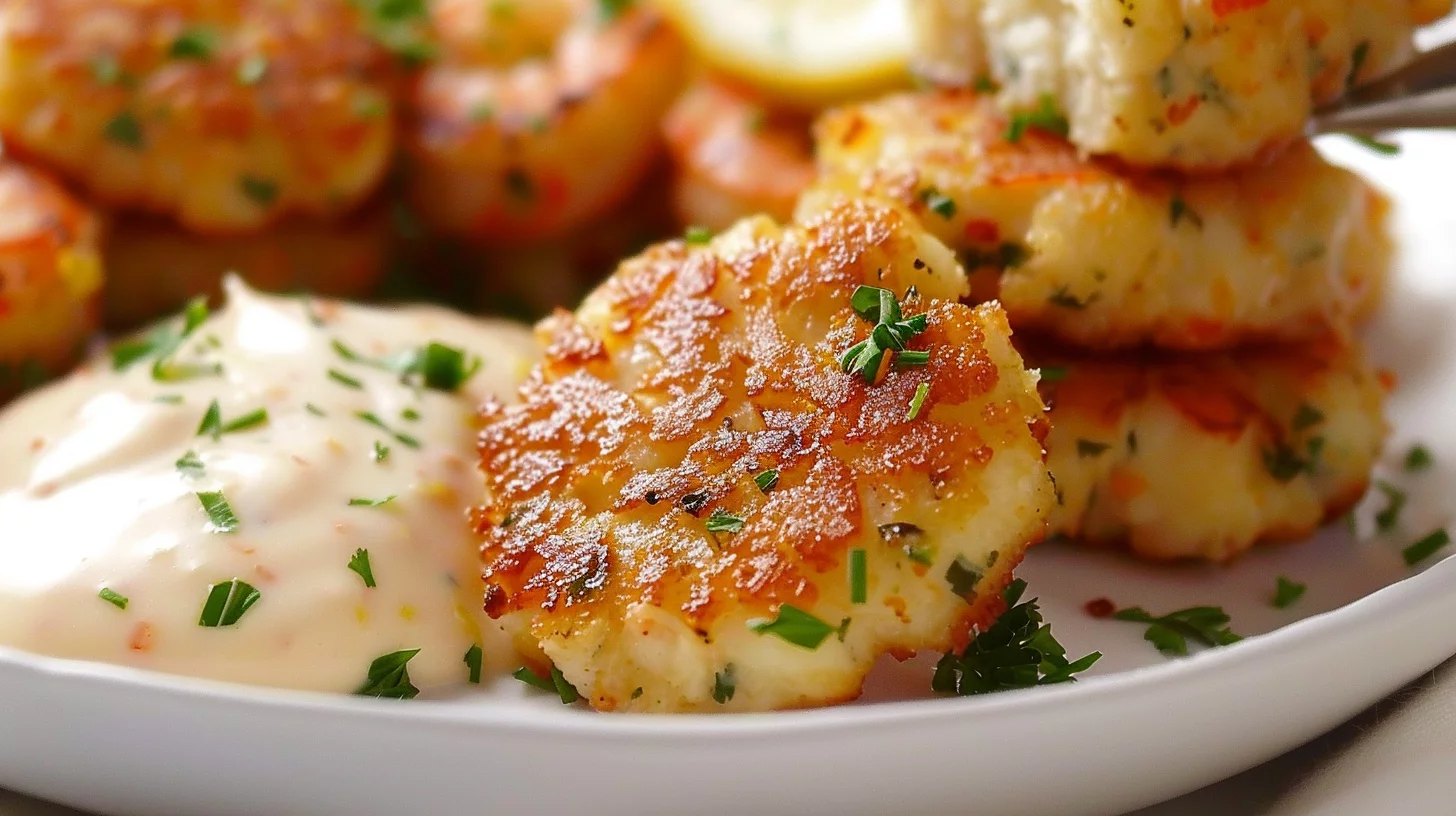 Easy Shrimp Cakes With Lemon Aioli