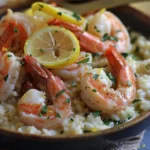 Garlic Lemon Shrimp Risotto