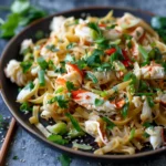 Ginger Scallion Crab Noodles