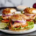 Grilled Salmon Burgers