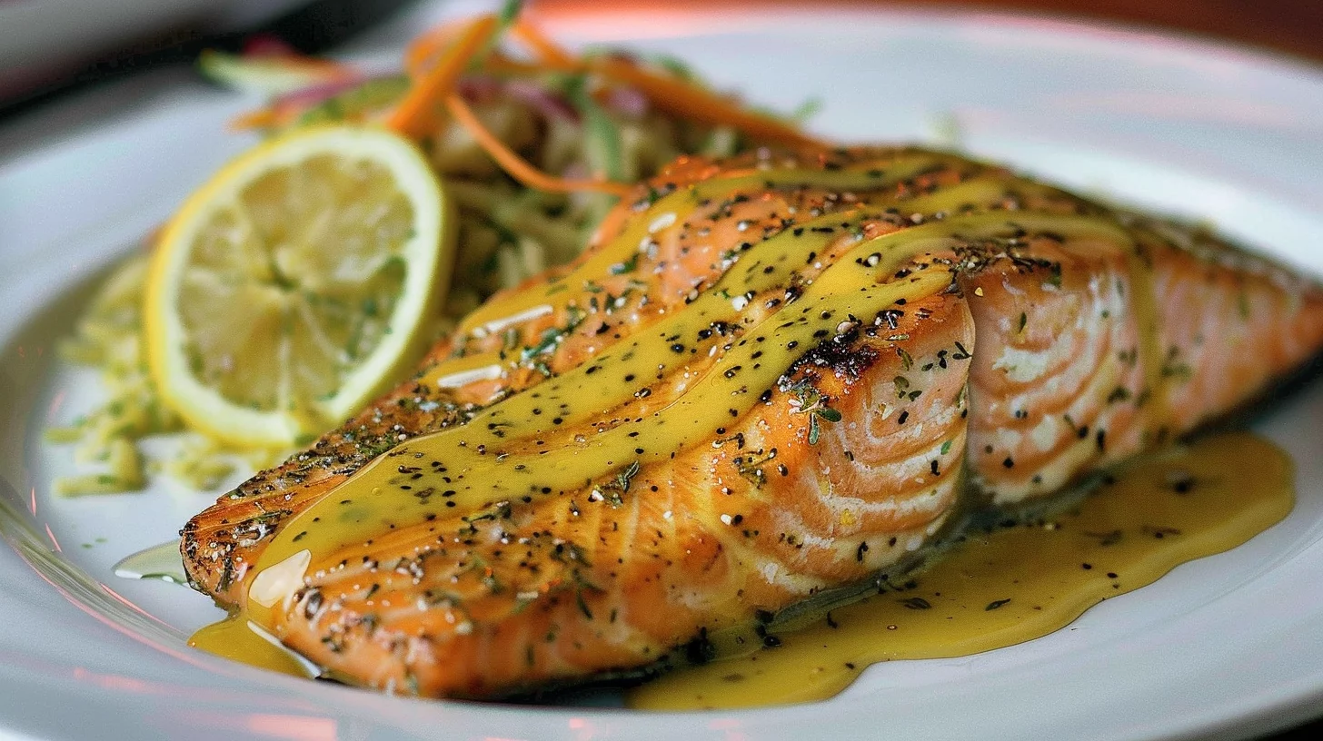 Healthy Honey Mustard Salmon