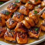 Hot Honey Salmon Bites