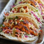 Irresistible Blackened Salmon Tacos With Slaw