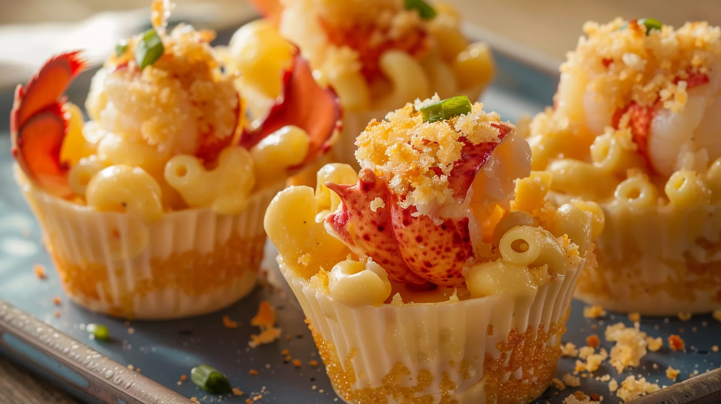 Lobster Mac and Cheese Cups