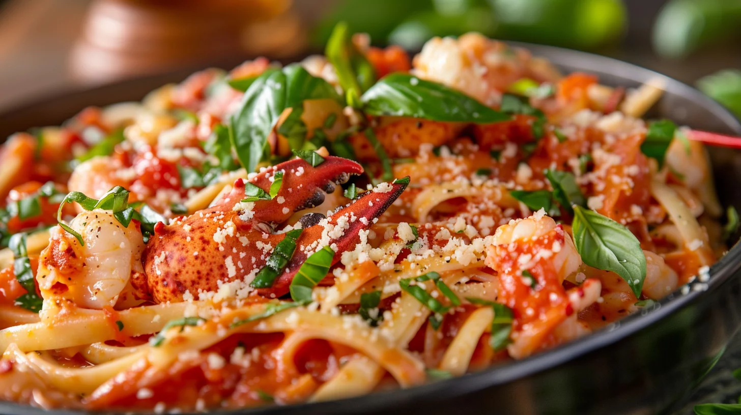 Lobster Pasta With Vodka Sauce