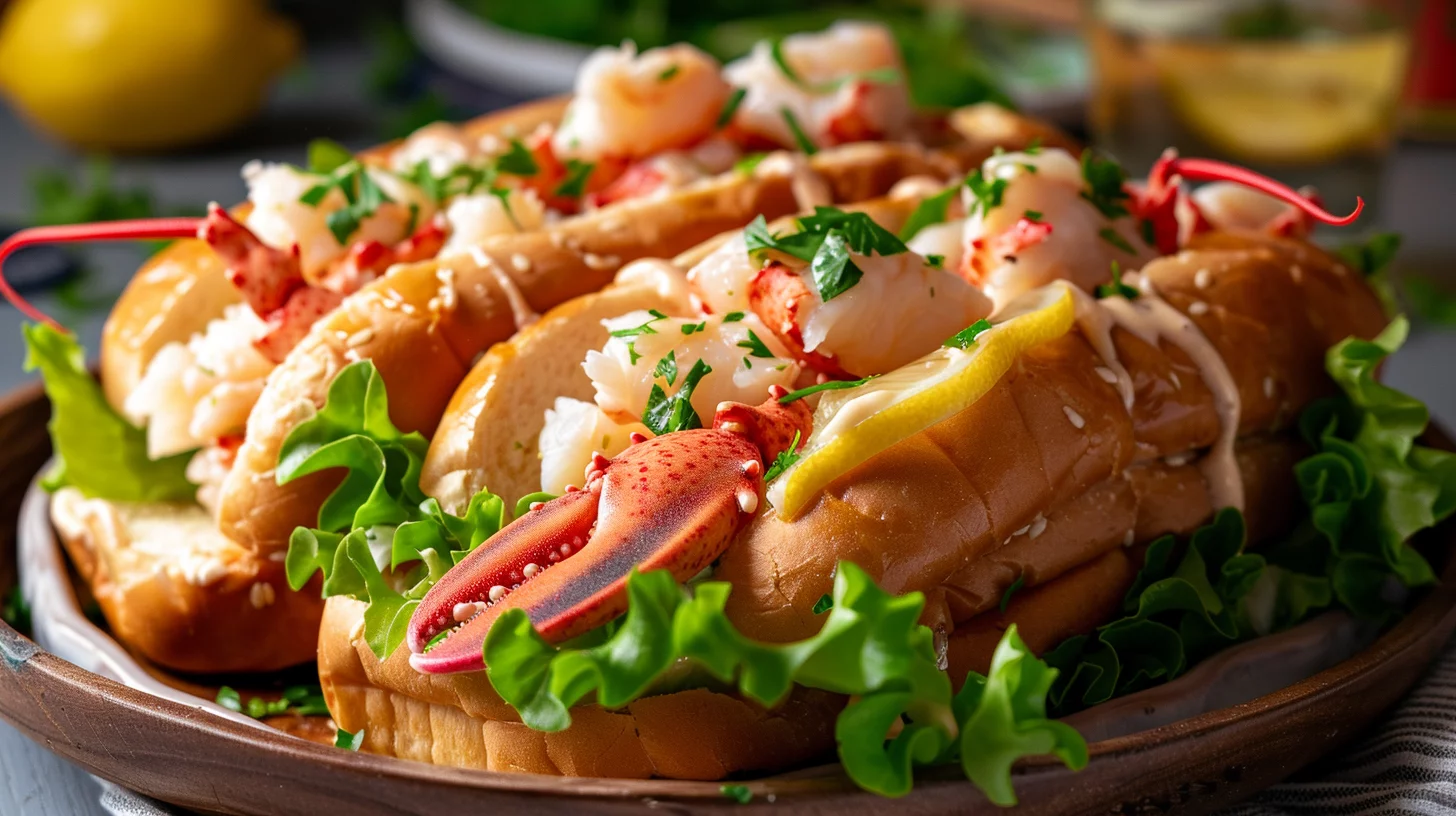 Lobster Rolls With Garlic Butter