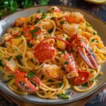 Lobster Spaghetti With Garlic Butter