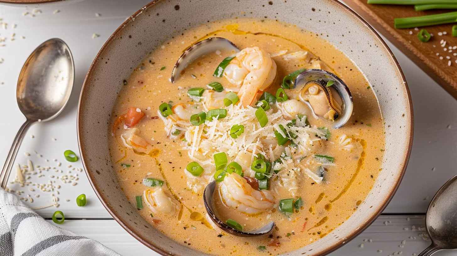 Rich and Creamy Seafood Bisque