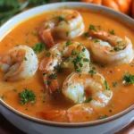 Roasted Pumpkin Shrimp Bisque