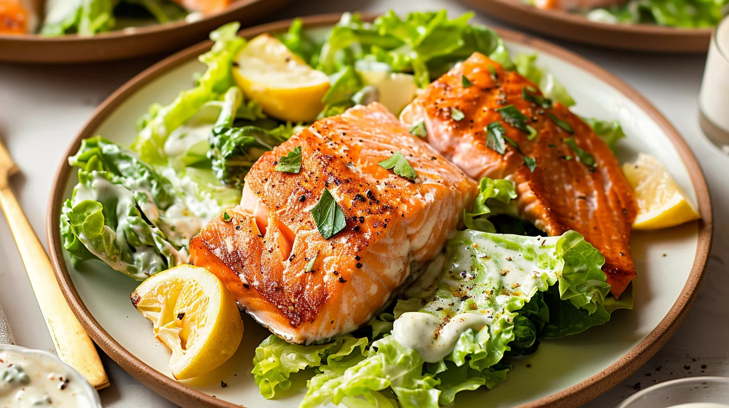 Salmon Caesar Salad