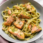 Salmon Pesto Pasta
