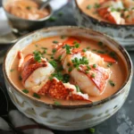 Seafood Bisque Made with Fresh Lobster Tails