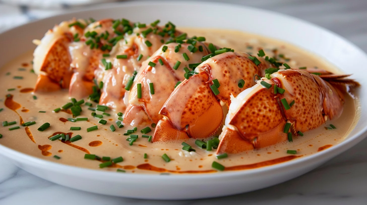 Seafood Bisque Made with Fresh Lobster Tails