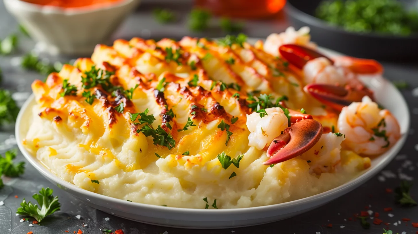 Seafood Shepherds Pie With Lobster Mash