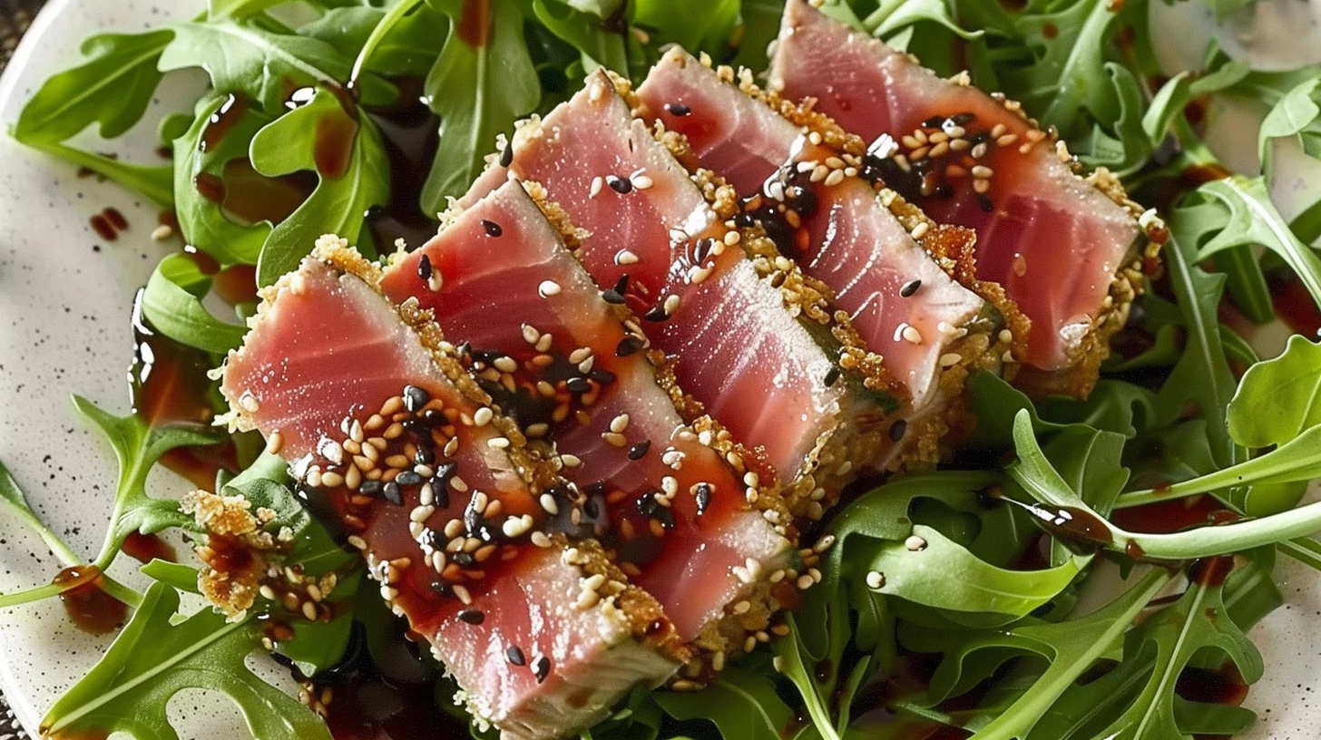Sesame Crusted Tuna Steaks