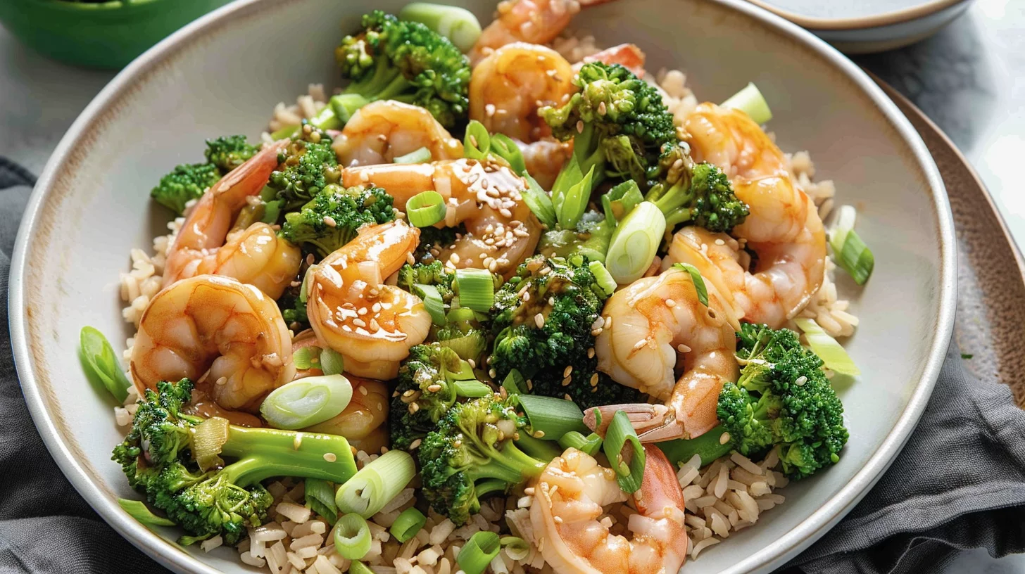 Shrimp and Broccoli Stir Fry