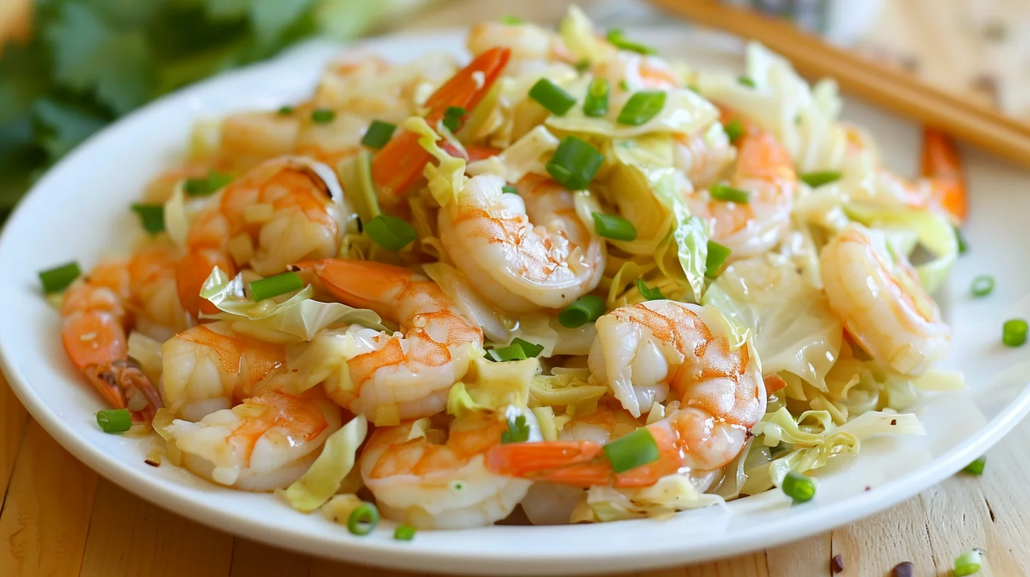 Shrimp and Cabbage Stir Fry