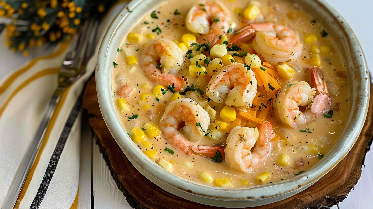 Shrimp and Corn Bisque Southern Style