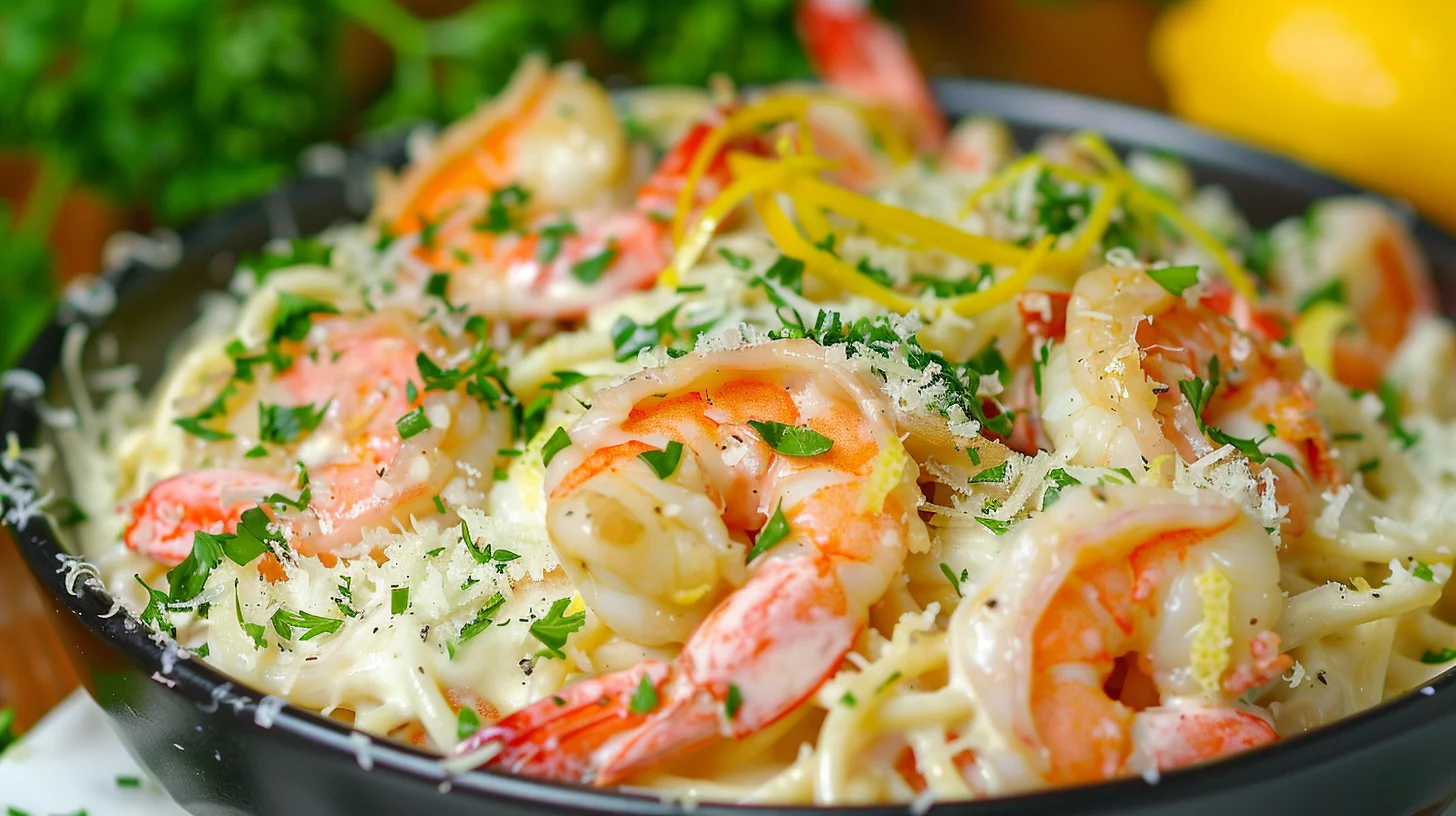 Shrimp and Crab Carbonara