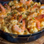 Shrimp and Lobster Mac and Cheese Bake