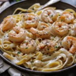 Shrimp and Scallop Alfredo Pasta
