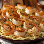 Shrimp and Scallop Pasta With Garlic Butter