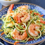 Shrimp and Zucchini Noodle Stir Fry
