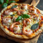 Shrimp Flatbread Pizza