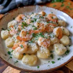 Shrimp Gnocchi With Cream Sauce