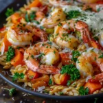 Shrimp Orzo Primavera