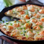 Shrimp Pizza With Alfredo Sauce