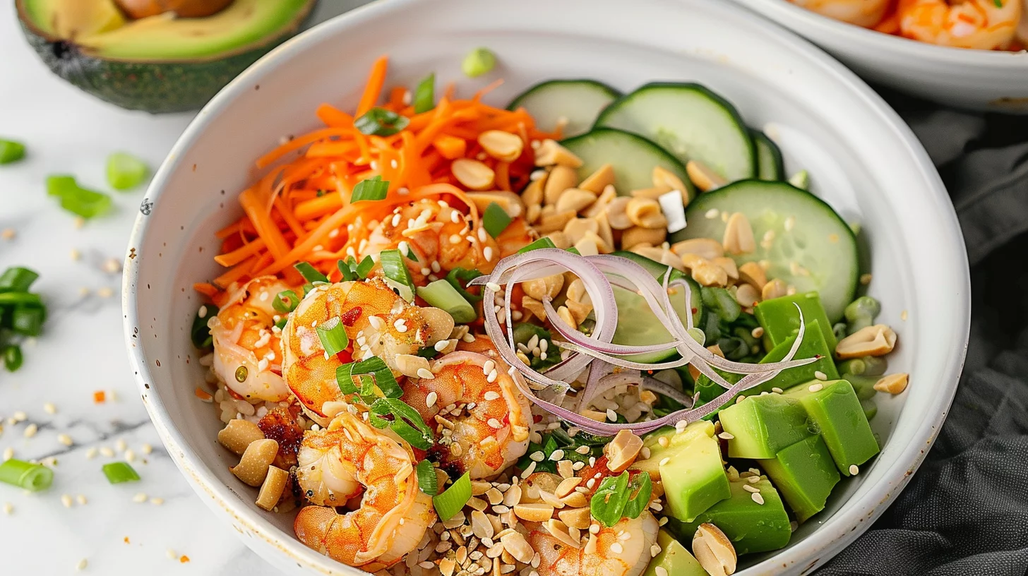 Shrimp Poke Bowls