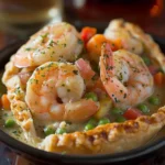 Shrimp Pot Pie With Puff Pastry