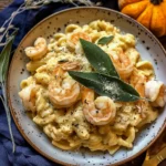Shrimp Pumpkin Sage Alfredo