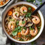 Shrimp Ramen Noodle Soup