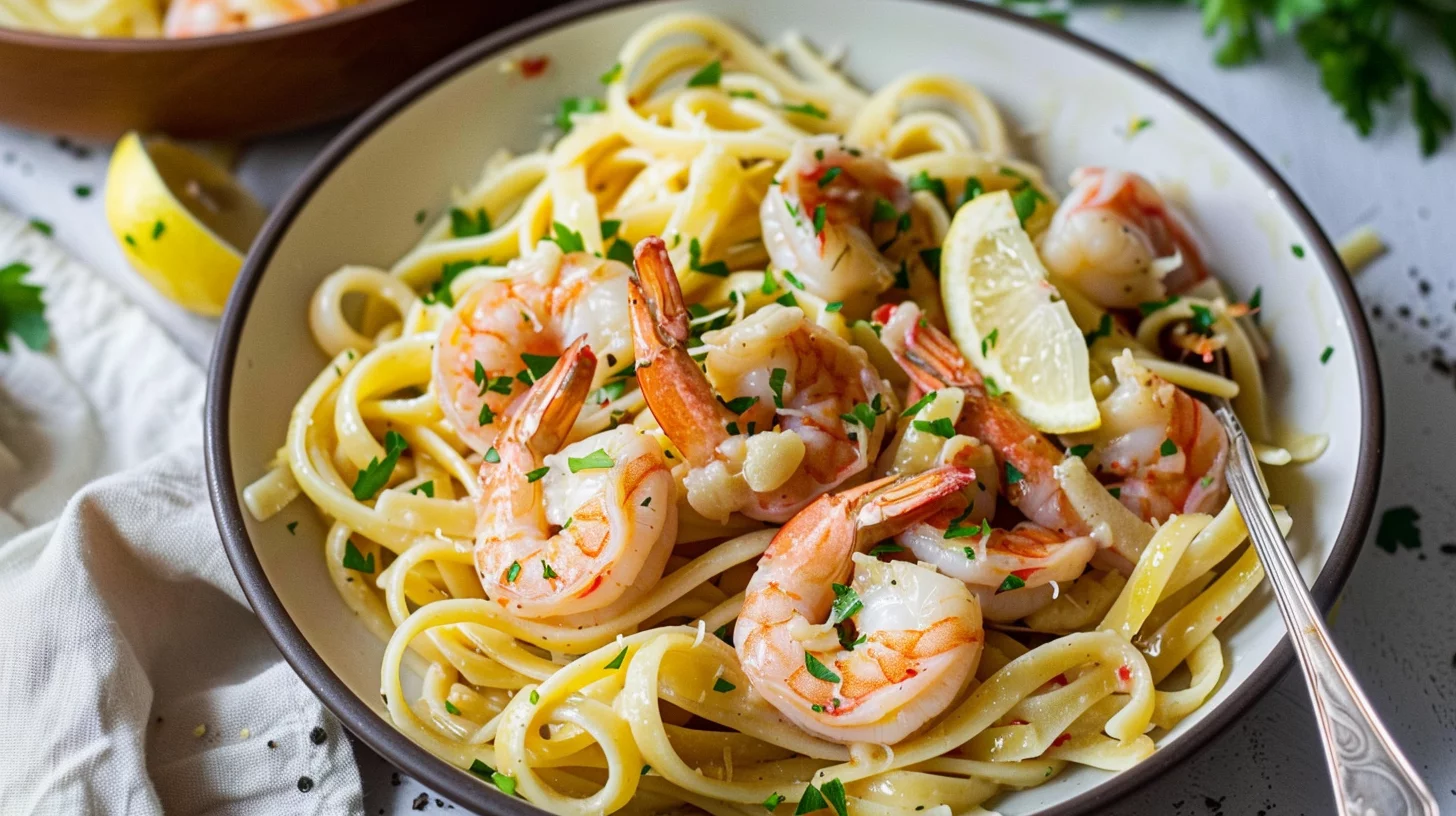 Shrimp Scampi Pasta In 20 Minutes