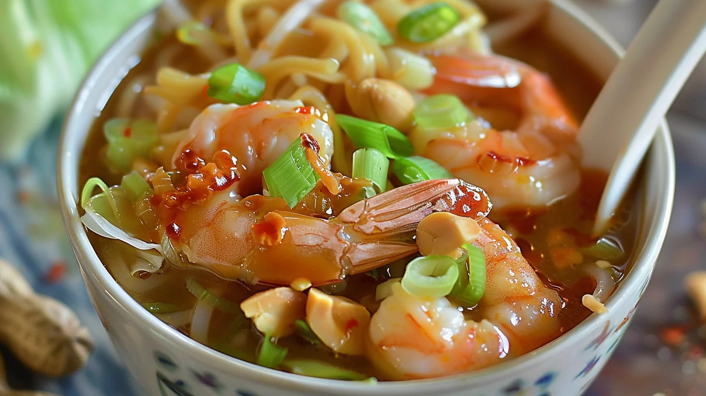 Shrimp Udon Noodle Soup