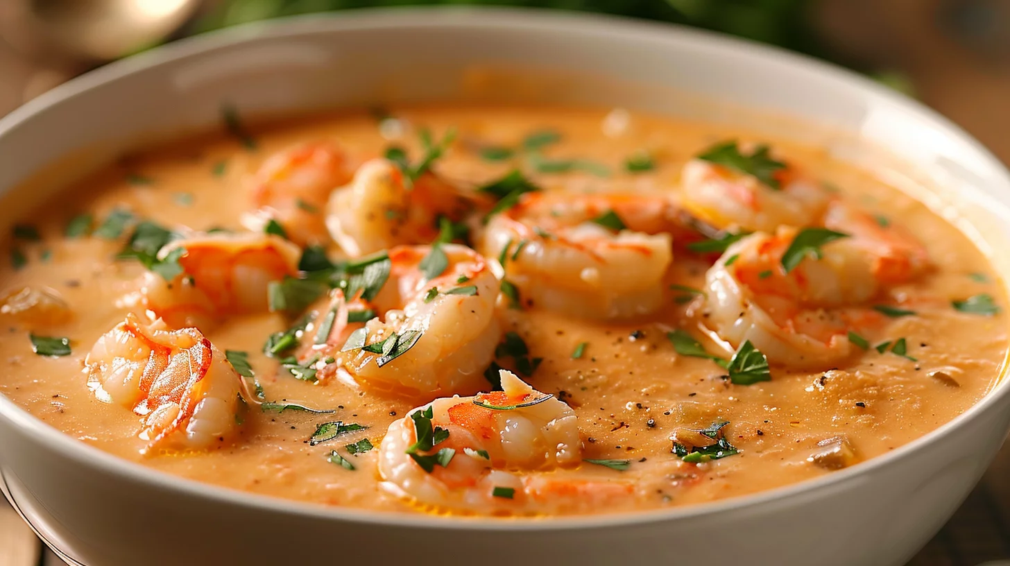 Simple Lobster and Shrimp Bisque