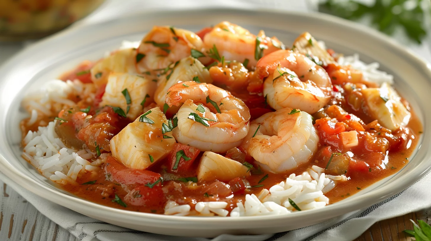 Slow Cooker Seafood Gumbo